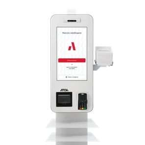 Касса самообслуживания АТОЛ КСО 3215 (21,5", J6412, SSD, 4/128GB, без Wi-Fi, без ОС, Mindeo